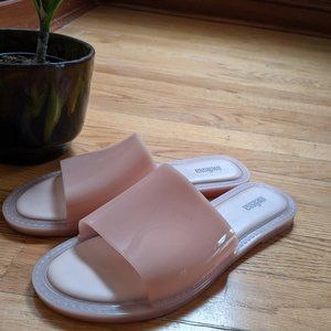 Pink Melissa sandals / slides